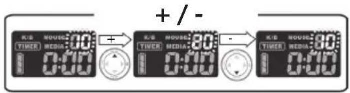K/8 HOUSE: 00 + / - TIMER MEDIA: 0.00 K/8 HOUSE: 80 + / - TIMER MEDIA: 0.00 - / -