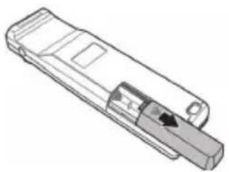 Clas Ohlson LR4 - Sätt i batteriet - 1