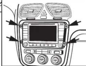 Diagram of an automotive air conditioning control panel with labeled buttons and indicators