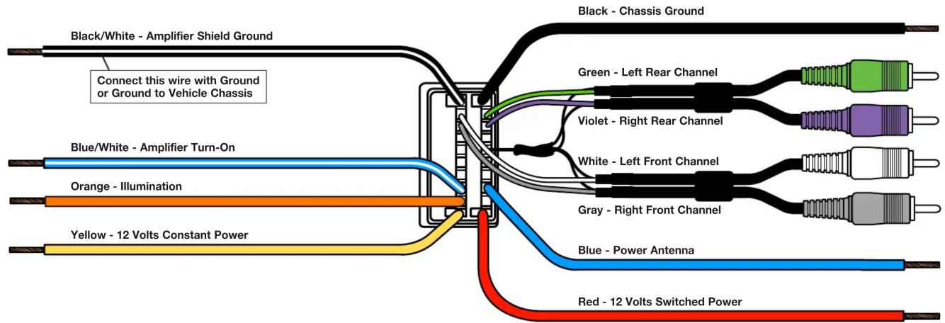 Metra 70-8113 - STEP 1 -- MATCH & CONNECT WIRES - 1