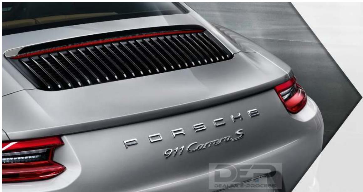 PORSCHE 911 Carron S DEP DEALER E-PROCESS