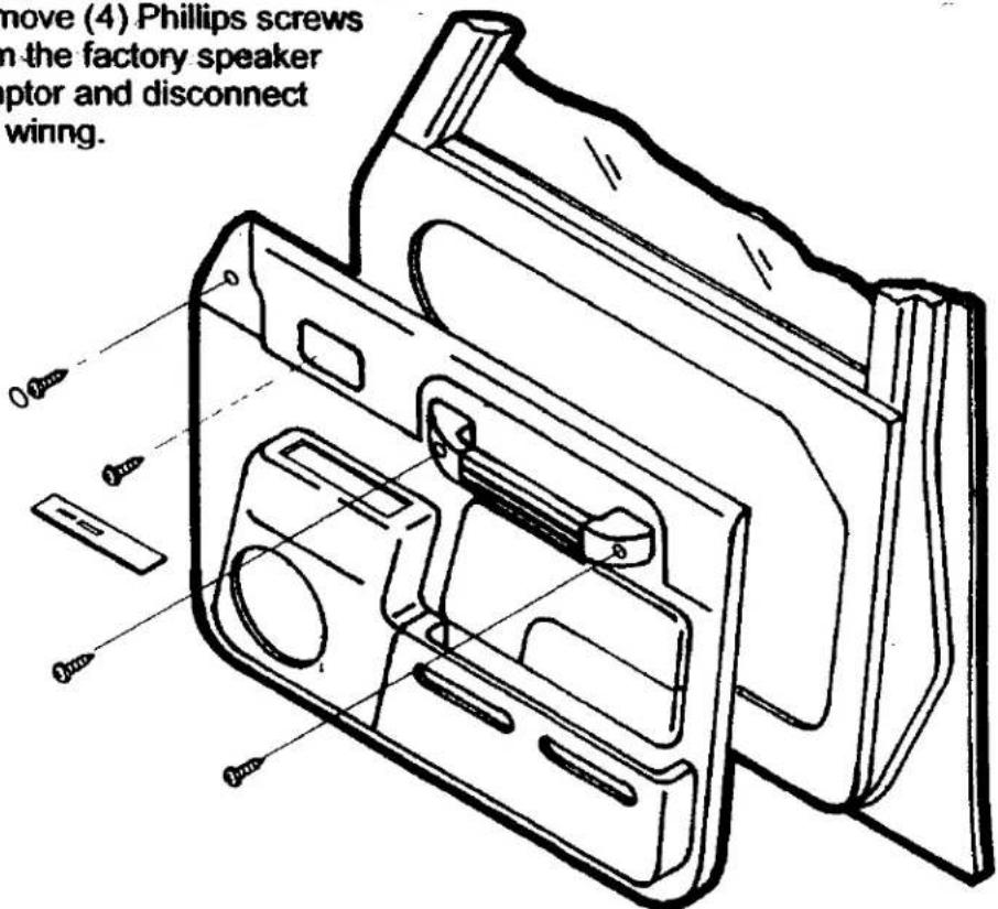 Metra 82-8145 - PANEL DISASSEMBLY - 1