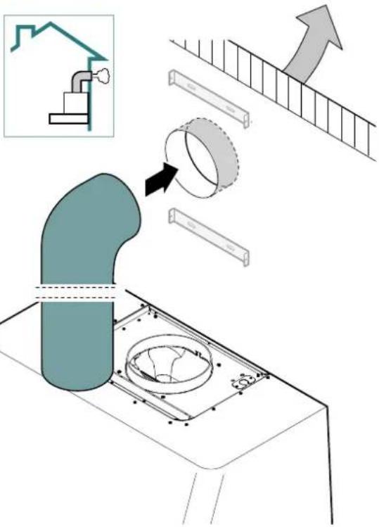 Diagram illustrating a mechanical or electrical component with labeled parts and directional arrows, including a schematic diagram of a piping system.