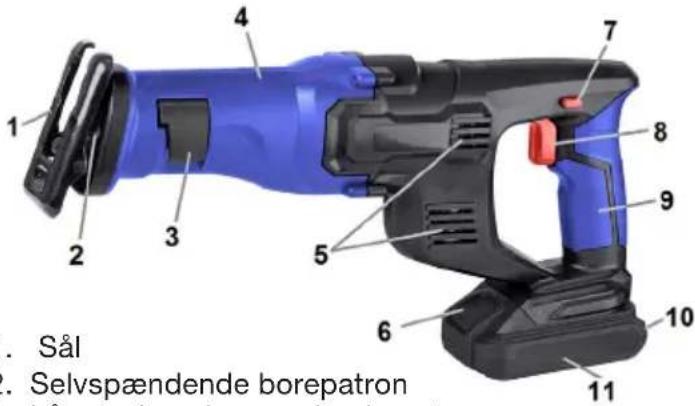 Biltema CRS 18 - Symboler på maskinen - 11
