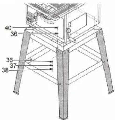 Biltema 17-047 - Montering af stativ - 2