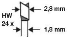 Biltema MS 255D - Merking - 14