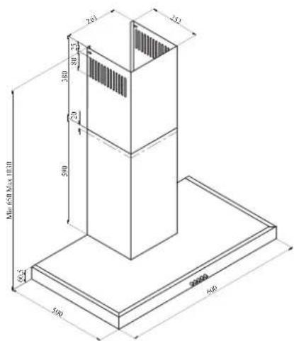 SILVERLINE OR3170 - Teknisk tegning - 1