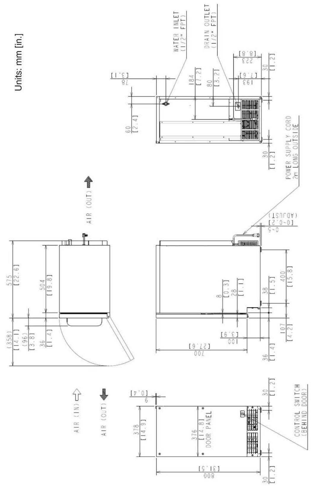 Perlick H50IMS-R - Dimensions/Connections - 4