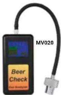 MV020 Beer Check Gas Analyzer