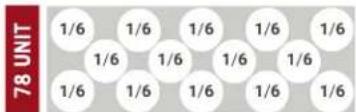 78 UNIT 1/6 1/6 1/6 1/6 1/6 1/6 1/6 1/6 1/6 1/6 1/6 1/6 1/6 1/6 1/6 1/6 1/6