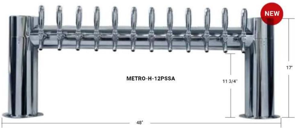 METRO-H-12PSSA 11 3/4" 48" 17" NEW