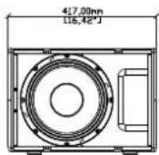 Martin Audio SX118 - Technical Drawing - 4