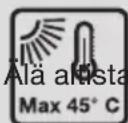 Biltema 27-2221 - Batteriet är försett med följande varningssymboler: - 3