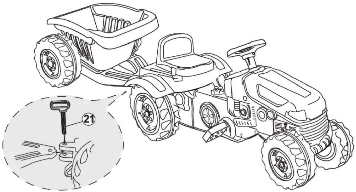 Biltema 84-1361 - Koppla ihop traktor och släp - 1