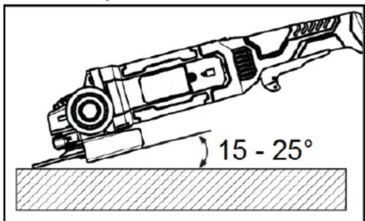 Biltema AG 115C - FORSIGTIGHED! - 1