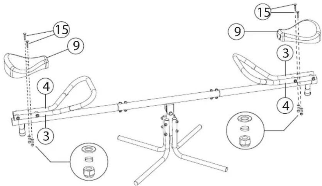 Biltema 14-939 - Montera gungstång - 5
