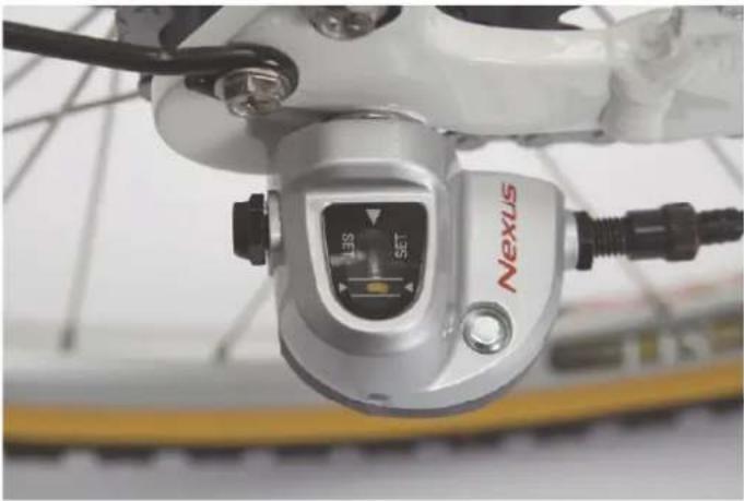 Biltema 27-2105 - Justering av Shimano 3-växelnav - 3