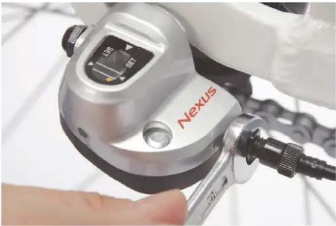 Biltema 27-2105 - Justering av Shimano 3-växelnav - 4