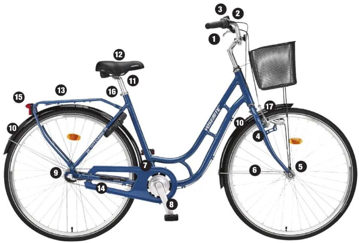 Biltema 27-2105 - CYKLENS DELE, OVERSIGT - 1