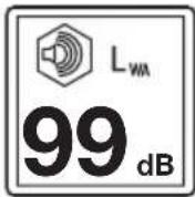 Biltema HPC 71 - Varningssymboler på maskinen - 2
