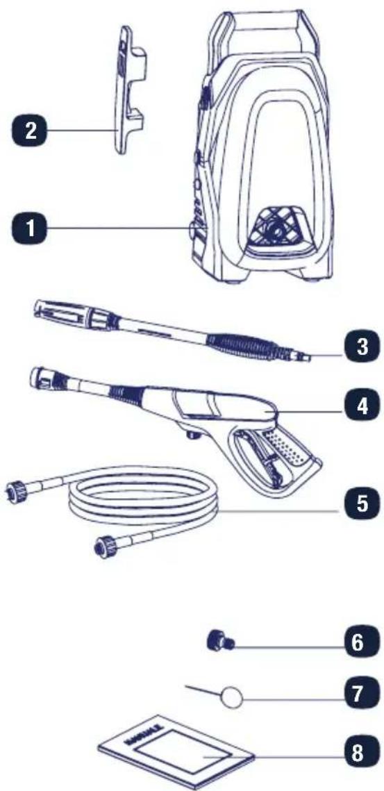 Biltema HPW 105 - KONEEN OSAT - 1