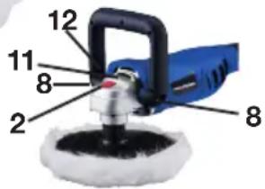 Biltema PM 150B - b. Polering med poleringsmaskin - 1