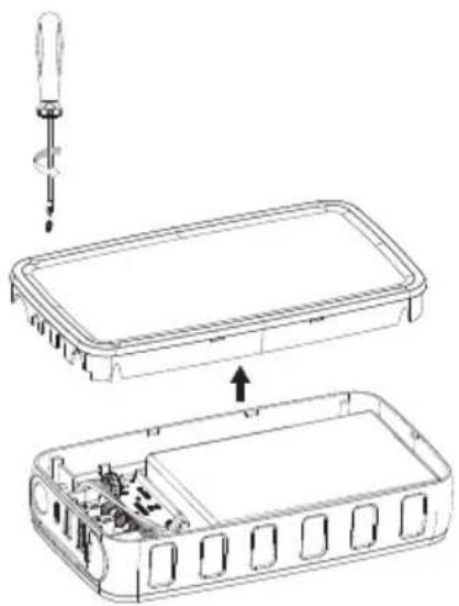 Biltema 37-912 - Slik fjerner du det oppladbare batteriet fra produktet. - 1