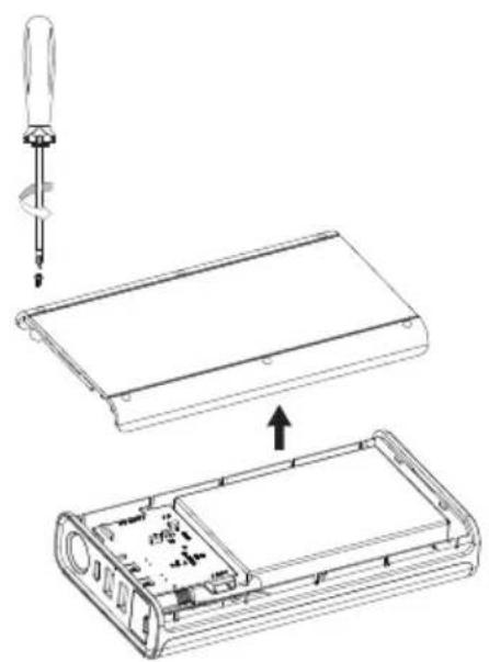 Biltema 37-913 - Slik fjerner du det oppladbare batteriet fra produktet. - 1