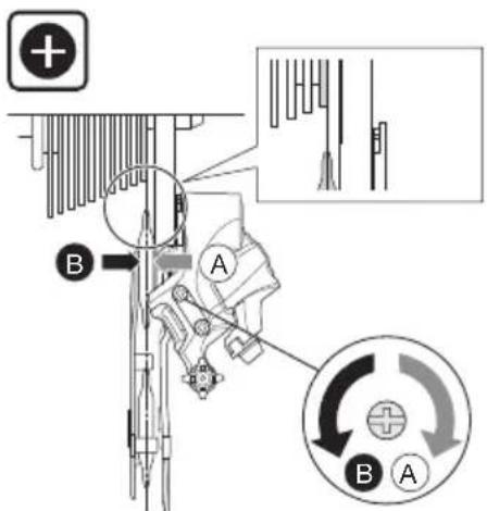 Biltema Yosemite 27-2223 - Ställ in växelns ändlägen - 1