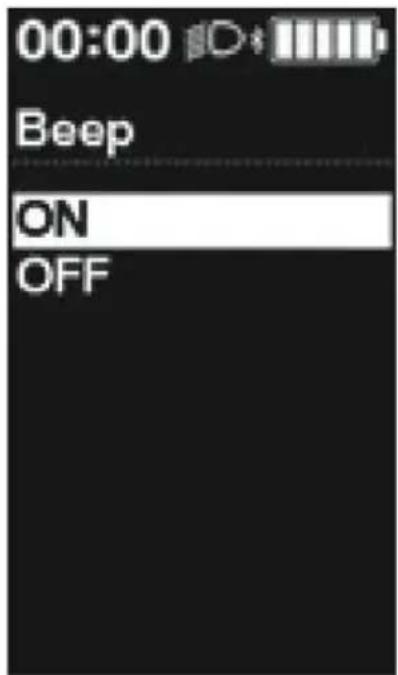 00:00 Beep ON OFF