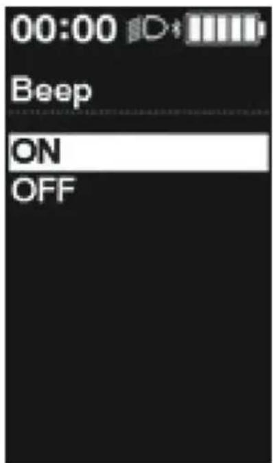 00:00 Beep ON OFF