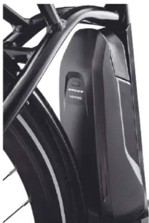 Biltema Yosemite 27-2131 - Isætning/udtagning af batteriet - 1