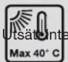 Biltema Yosemite 27-2131 - Batteriet är försett med följande varningssymboler: - 3