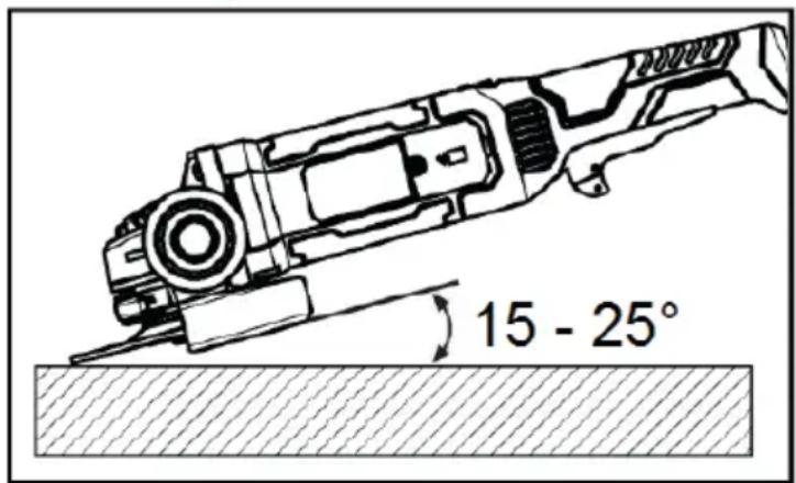 Biltema AG 180C - FORSIGTIGHED! - 1