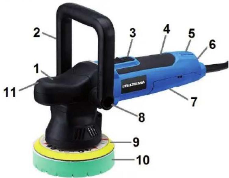 Biltema PO 125A - FORSIGTIG! - 1