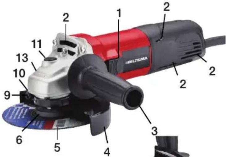 Biltema AG 125P2 - 4800M/MIN - 5