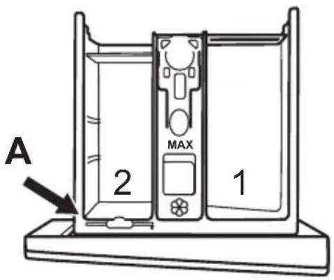 ELECTROLUX EW6S5426E6 - Ändra tvättmedelsavdelarens läge - 1