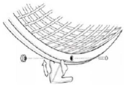 Biltema 44-3061 - Montering af ventilatorens rotorblad og beskyttelsesgitre - 3