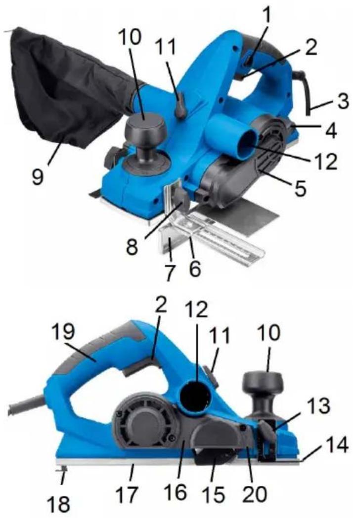 Biltema P 750 - Symboler på maskinen - 7