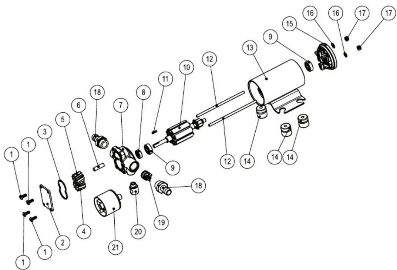 Biltema 25-9755 - Nr Antal Benämning - 1