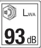 Biltema CSS 36 - Merkinnät. - 3