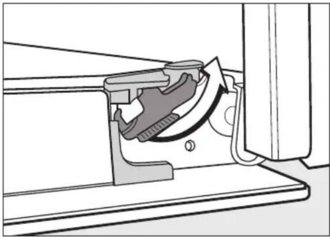 MIELE H 7565 BP - Døren tages af - 2