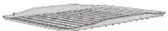 MIELE H 7565 BP - Grill- og stegeplade HGBB 71 - 1