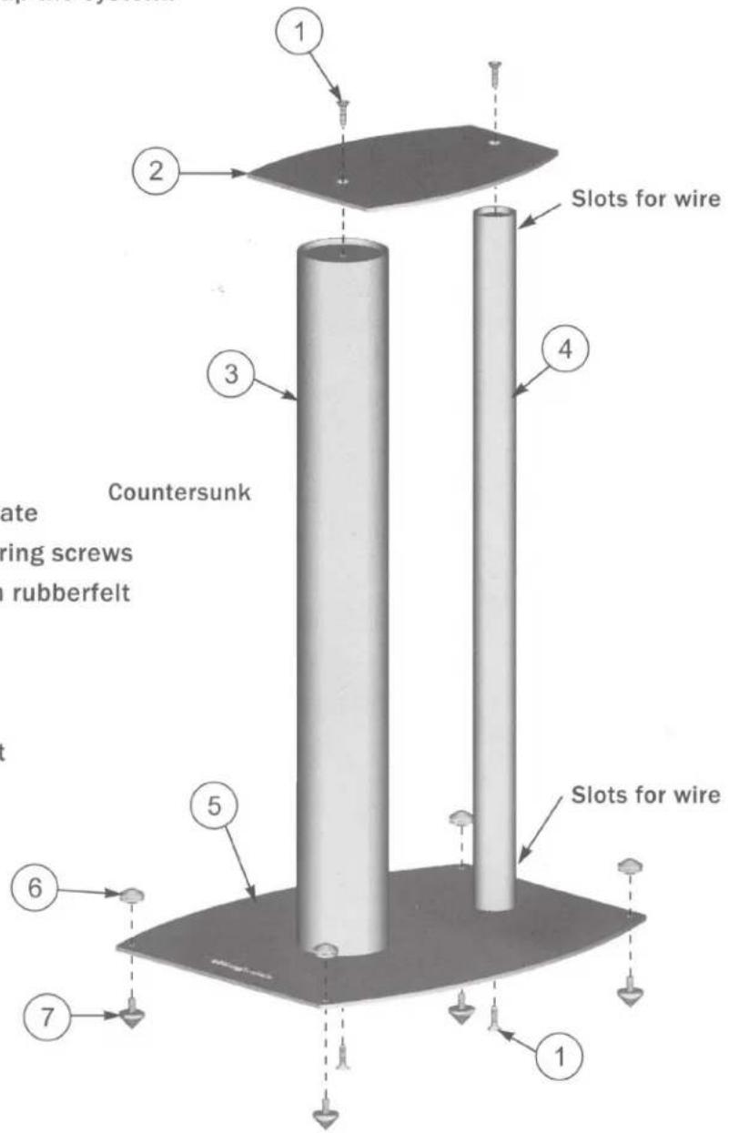 Wharfedale WH-ST1 - WH-ST1 Loudspeaker Stand - 1