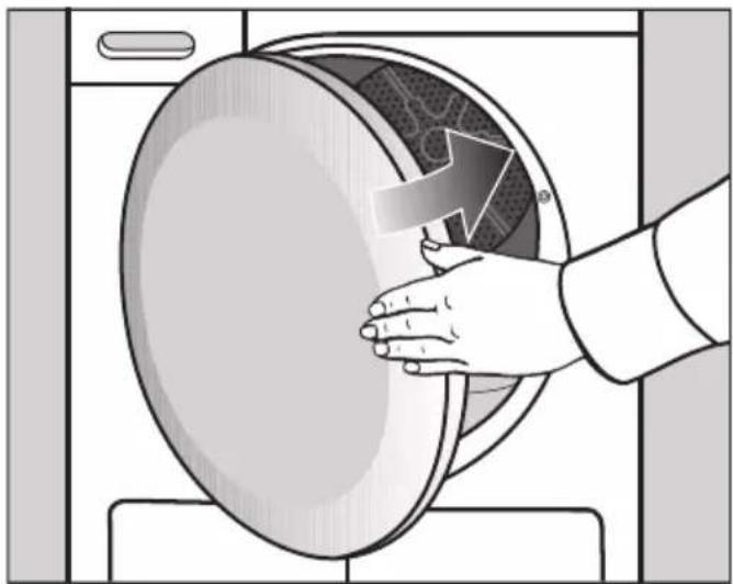 MIELE TCC230WP - Døren lukkes - 1