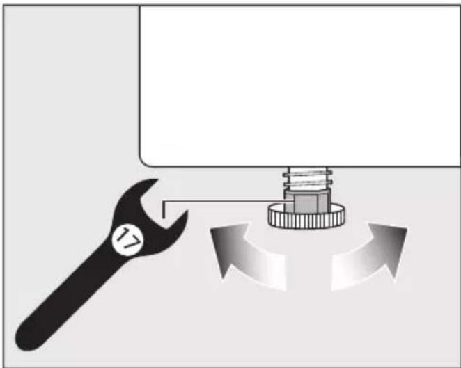 MIELE TEC235WP - Tørretumbleren justeres - 2