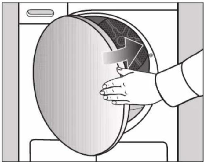 MIELE TSC223WP - Døren lukkes - 1