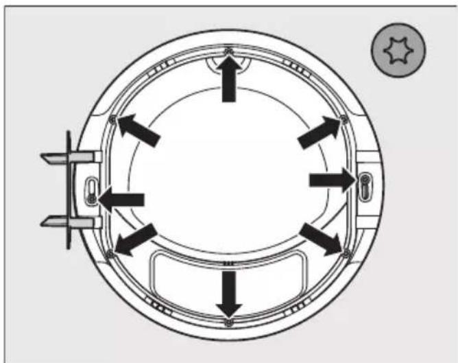 MIELE TSC223WP - Skruerne skrues i, og dørpakningen monteres - 1