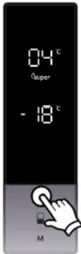 04°C Super -18°C M