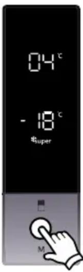 VESTFROST VCF 13200 NOFROST - I denne tilstand: - 1